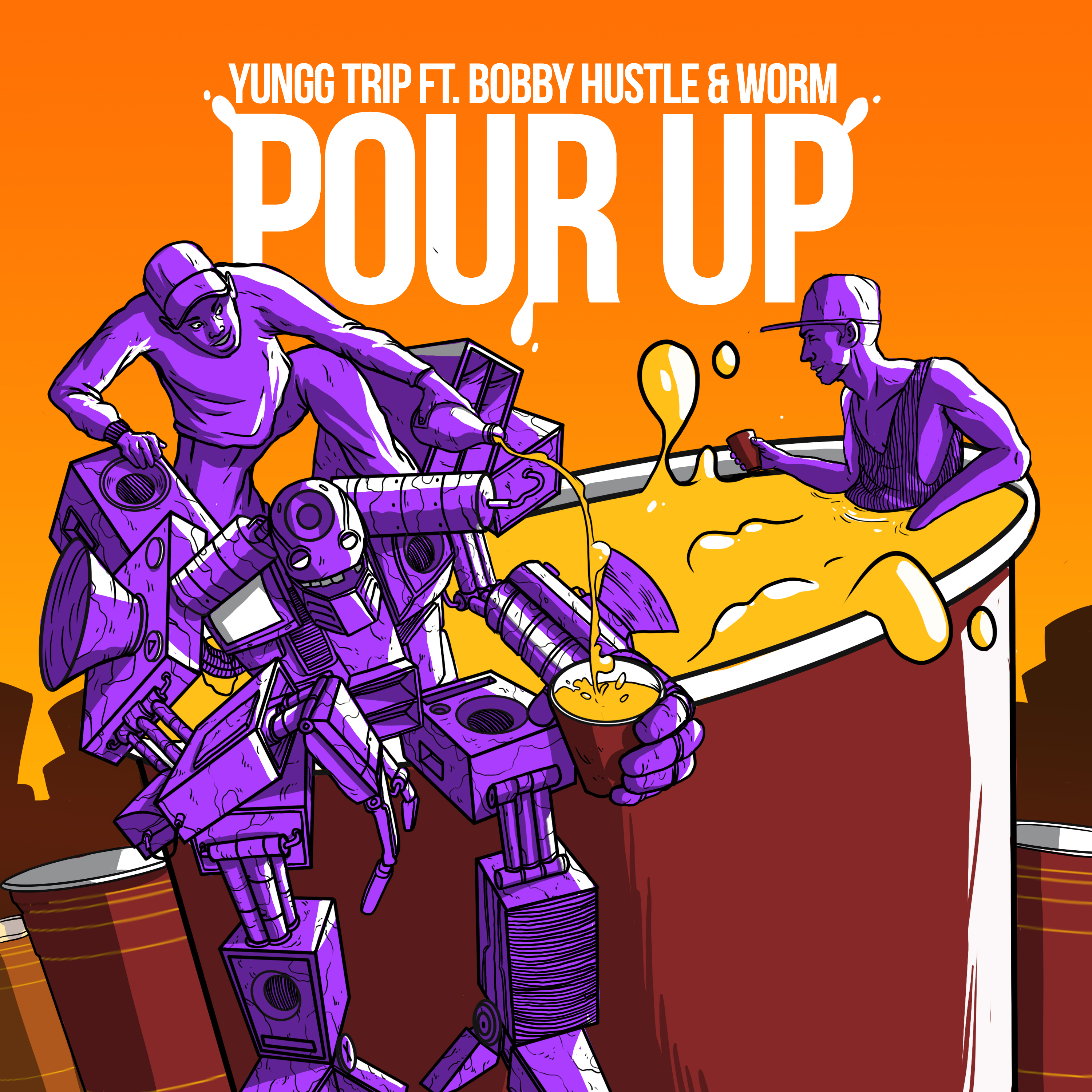 Yungg Trip ft. Bobby Hustle & Worm – Pour Up (OLV)